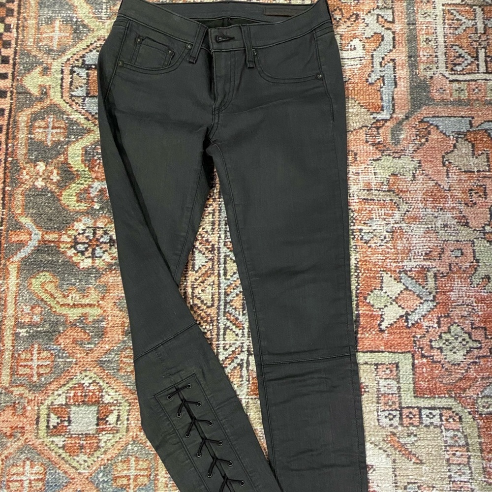 rag & bone grey stretch jean